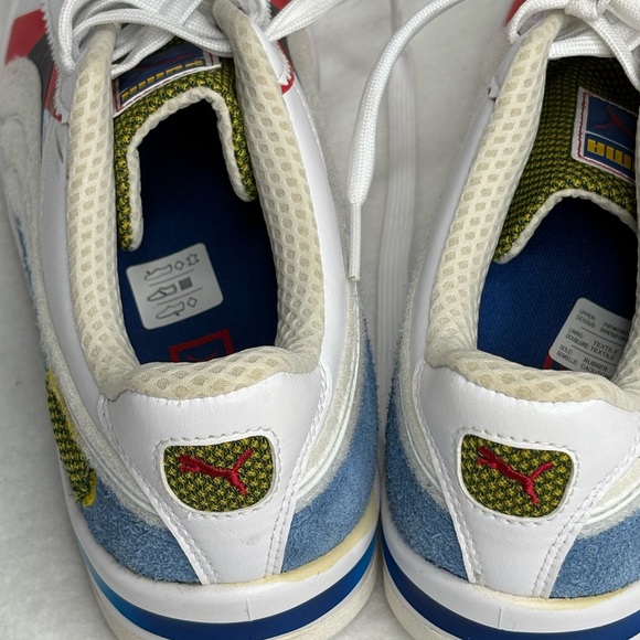 Puma G.V. Special Sneakers Men’s 9 White Red Blue Retro Low-Top - Picture 8 of 13